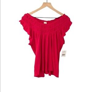 We The Free pink shirt.